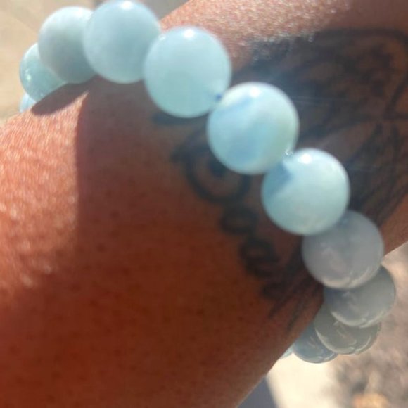 Aquamarine Bracelet (6mm) - Picture 1 of 1